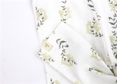 Lil Atelier coconut milk yellow blomstret legging